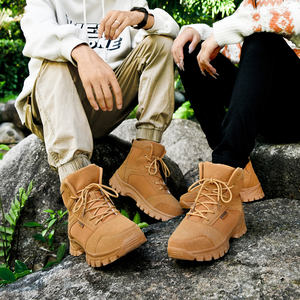 Vente en gros directe d'usine, bottes de randonnée et d'escalade pour femmes et hommes, chaussures de camping et de chasse pour couples, bottes antidérapantes à la cheville - Product Image 3