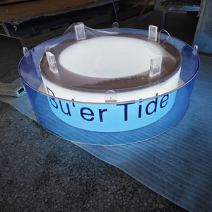 Biểu tượng tùy chỉnh treo tường quảng cáo biển Ngoài trời Acrylic Hộp đèn irrregular chiếu sáng treo cho cửa hàng - Product Image 3