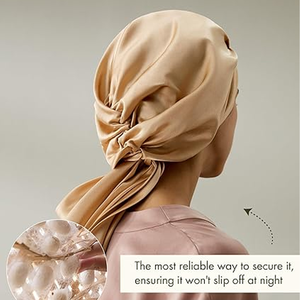 QINGYAN Nouveau Bonnet de Soin Capillaire à Long Ruban, Double Couche, pour la Protection des <span class=keywords><strong>Cheveux</strong></span> à Domicile - Product Image 2