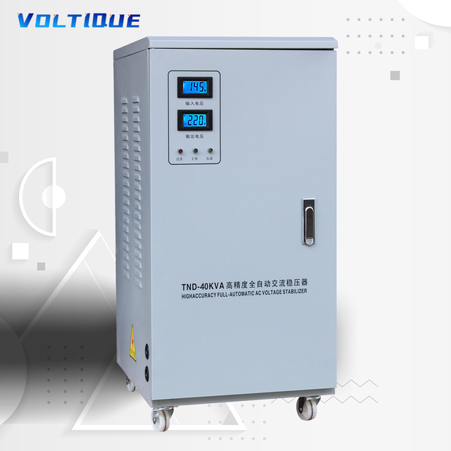 Direct Factory Price 220v 50/60HZ Automatic Ac Voltage Stabilizer Tnd 40000va Voltage Stabilizer