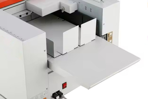 650A không khí tự động cho ăn kỹ thuật số giấy nhăn Máy Đục Lỗ với giảm và tăng tiến bộ nhăn chức năng - Product Image 4