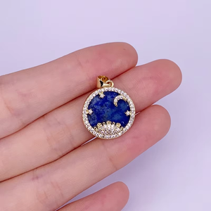 Colgante <span class=keywords><strong>de</strong></span> lazurita <span class=keywords><strong>de</strong></span> moda, joyería, brújula, amor, cielo estrellado, <span class=keywords><strong>amuleto</strong></span>, <span class=keywords><strong>estrella</strong></span> <span class=keywords><strong>de</strong></span> <span class=keywords><strong>David</strong></span>, collar <span class=keywords><strong>de</strong></span> circón, colgante, accesorios, joyería - Product Image 5