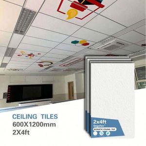 Paneles de PVC para Techo, Resistentes al Fuego y al Calor, para Hoteles y Gimnasios, Forma de Rejilla Cuadrada, para Tiendas de Diseño de Interiores - Product Image 3