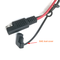 14AWG 16AWG kabel Splitter mobil SAE Y 1 ke 2 SAE kawat konektor Harness SAE DC kabel adaptor otomotif daya