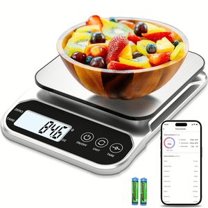 Báscula de Cocina Inteligente Popular de Alta Precisión (0.1g/Max. 5000g), de Plástico, con Batería, Modo Leche/Agua Automático, 1 Año de Garantía - Product Image 1