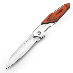 Cuchillo plegable de acero inoxidable, cuchillo multifuncional para exteriores, cuchillo plegable, cuchillo para montañismo y camping, afilado y - Product Image 4