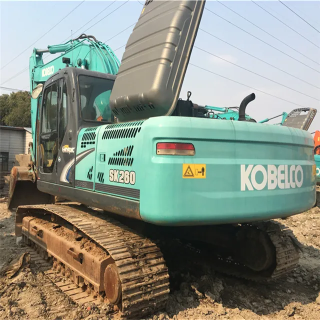Used Japan Kobelco SK260-8 excavator sk210 75 120 130 135 140 350-8 21ton hydraulic crawler excavator for sale