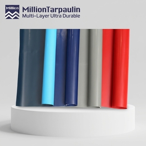 Lona de Construcción de PVC de 680 g/m², Impermeable, Recubierta, Lisa, para Exteriores, Resistente a los Rayos UV, para Cubrir Edificios - Product Image 1