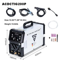 Machine à souder à l'arc TIG MMA PULSE AC DC de marque allemande, STOCK UE, 110V 220V, pour STAHL WERK TIG200P
