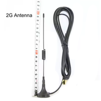 Antenne magnétique double bande 2G 3G 4G 5G LTE GPRS 600-2700MHz 12dBi-Male Connector GSM External Router Antenna Vertical 5M 3M