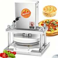 Machine à presser la pâte électrique ronde de 22 cm, plaque de qualité alimentaire antiadhésive, machine à faire des pizzas, des tortillas, des crêpes, des chapatis, des rotis pour la maison