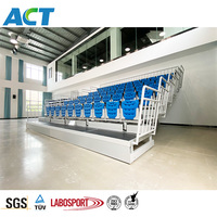 Système de sièges télescopiques rétractables automatiques pour intérieur, sièges de salle de sport intérieure