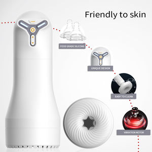 Top estándar masculino GT rotación telescópica vibrador masturbador juguete sexual contracción pene manga vibrador - Product Image 4