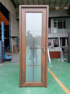 ประตูบานเปิด PVC กันน้ำ กันลม สไตล์โพสต์โมเดิร์น สำหรับห้องน้ำ ผิวเคลือบสำเร็จรูป ได้รับการรับรองมาตรฐาน CE ยี่ห้อ <span class=keywords><strong>WEIBO</strong></span> - Product Image 1