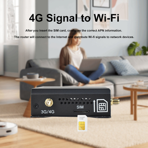 Entrega rápida KuWFi Industrial <span class=keywords><strong>Router</strong></span> 4g 300Mbps 2.4G Wall-montado Metal Shell Sim 4g <span class=keywords><strong>Wifi</strong></span> <span class=keywords><strong>Router</strong></span> para Transporte Inteligente - Product Image 4
