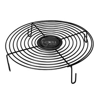 Grille de protection industrielle pour radiateur et condenseur-Protection en maille d'acier inoxydable revêtue de PVC noir pour une ventilation et une sécurité maximales