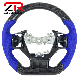 Volant en fibre de carbone personnalisé pour Lexus IS ISF RC CT NX IS250 IS350 NX200 NX300 ES <span class=keywords><strong>500</strong></span> <span class=keywords><strong>F</strong></span> 2013-2022, intérieur en fibre de carbone - Product Image 1