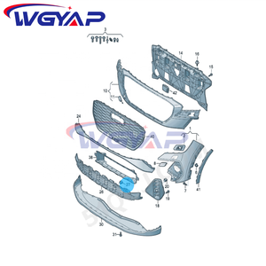 WGYAP OEM 5H0 919 079 9B9 pare-chocs de calandre pour Audi Q4 E-tron AQ4E 2022 Golf R32 GTI Rabbit POLO pour <span class=keywords><strong>Tiguan</strong></span> <span class=keywords><strong>Allspace</strong></span> <span class=keywords><strong>Kodiaq</strong></span> - Product Image 3