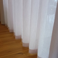 Voilages Blancs Écologiques Respirants et Sûrs pour la Peau, Rideaux Transparents de Qualité Supérieure pour Salon, Vente en Gros