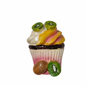 Pegatina creativa para refrigerador, simulación de pastel, postre, pegatina tridimensional de resina para refrigerador, atracción magnética - Product Image 4