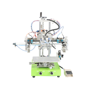 D709 khí nén độ chính xác cao Màn hình máy in 20x30cm khu vực in ấn + Áp lực không đổi squeegee phẳng thiết bị in ấn - Product Image 6