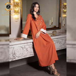 Jalabiya Zaynab de Libia, Túnica Emmes, Abaya de Alta Calidad, Nueva <span class=keywords><strong>Moda</strong></span> Árabe para Mujer, Últimos Diseños de Burka, Jalabiya de Libia - Product Image 3