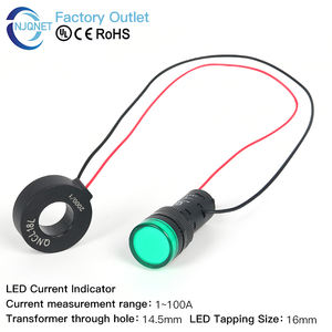 नेतृत्व वर्तमान सूचक शक्ति सूचक अलार्म लाइट एसी वर्तमान पहचान चेतावनी निगरानी सिग्नल प्रकाश वर्तमान ट्रांसफार्मर 50a - Product Image 6