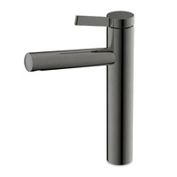 Robinet de lavabo en acier inoxydable 304, sans plomb, matériau de qualité alimentaire, anti-rouille, mitigeur haut pour lavabo de salle de bain, eau chaude et froide
