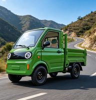 Camion de livraison électrique commercial à 4 roues homologué CEE COC, véhicule à énergie nouvelle de 3500W avec cabine fermée, 25 km/h et 45 km/h