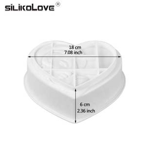 Outils de décoration en fondant en forme de cœur pour la fête des mères, moule à gâteau pour la fête des mères, fabriqué par MUYULINS - Product Image 3
