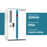 Système de Stockage d'Énergie (ESS) à Refroidissement Liquide 186kW 372kWh 209kW 417kWh avec BMS Intelligent pour la Protection des Batteries