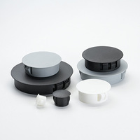 Bouchons ronds en nylon pour panneaux, boutons de verrouillage SKT, embouts de finition pour trous de meubles