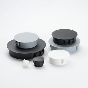 Tampas Redondas de Plástico Nylon com Botão de Travamento SKT para Furos de Móveis - Product Image 4
