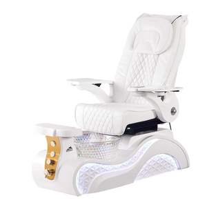 Fauteuil multifonctionnel de soin des pieds et de massage des pieds, inclinable, électrique, avec lumière colorée, couleur personnalisable, pour salon de manucure - Product Image 3