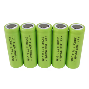 แบตเตอรี่ลิเธียมไอออน 14430 ความจุ 900mAh 3.6-3.7V ได้รับการรับรองมาตรฐาน CE - Product Image 1