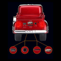 Altavoz Bluetooth Inalámbrico Portátil con Forma de Coche Pequeño para Automóvil