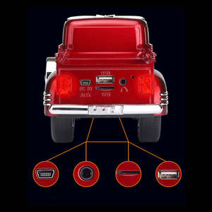 Haut-parleur Bluetooth portable sans fil en forme de petite voiture pour voiture - Product Image 3