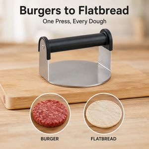 Prensa Redonda para <span class=keywords><strong>Hamburguesas</strong></span>, Placa de Acero Inoxidable, Mango de ABS, Molde Manual para <span class=keywords><strong>Hamburguesas</strong></span> para Restaurantes, Bares y Servicios de Catering - Product Image 4