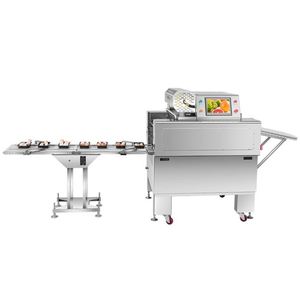 Máquina Automática de Envasado Horizontal para Supermercados, para Verduras, Frutas, Mariscos y Carne con Envoltura de Film Transparente - Product Image 1