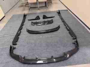 Produit phare : Kit carrosserie style artisanal en fibre de carbone (lame avant, diffuseur, extensions latérales arrière, spoiler) pour LEXUS IS250 IS300 F Sport Berline <span class=keywords><strong>2017</strong></span>- - Product Image 4