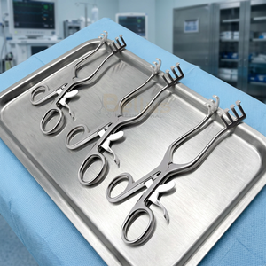 Retractor Manual de Acero Inoxidable Weitlaner con Puntas Cónicas Autoestáticas, Instrumento Quirúrgico para Procedimientos Veterinarios Ortopédicos - Product Image 4