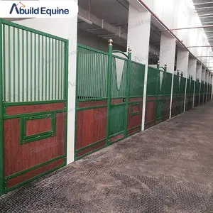 Hot Dip Galvanized Horse Stall with HDPE Board front panel