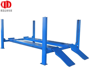 Système de levage de stationnement commercial à quatre colonnes, hydraulique, capacité de charge 3T (6000lbs), vertical, mobile, pour sous-sol et extérieur - Product Image 6