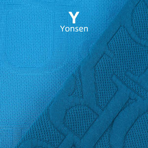 शरद ऋतु सर्दियों के बच्चों की जैकेट सैंडवाटशर्ट सूट यादृच्छिक पत्र जैक्वार्ड कपड़े 280gism वेफ्ट लेटेड सामग्री - Product Image 3