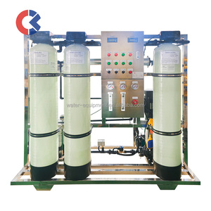 เครื่องกรองน้ำระบบ Reverse Osmosis ขนาด 250 ลิตรต่อชั่วโมง พร้อมปั๊มและชิ้นส่วนหลัก PLC แรงดันไฟฟ้า 220V รับประกัน 1 ปี - Product Image 1
