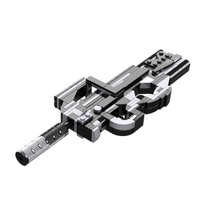 WOMA TOYS <span class=keywords><strong>P90</strong></span> Scar 99 <span class=keywords><strong>Micro</strong></span> 8 en 1, petit modèle de construction militaire, jouet de construction avec blocs 8 en 1 - Product Image 1