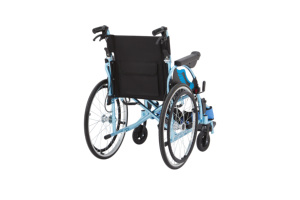 Silla de Ruedas Manual de Estilo Deportivo con Reposapiés Transpirable Desmontable para Personas Mayores con Discapacidad - Product Image 3