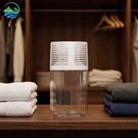 Bouteille de désodorisant transparente en plastique de 200 ml, éliminateur d'odeurs, parfum pour toilettes, désodorisant réutilisable, gel, perles d'eau dans des pots