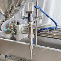 Petite trémie de transport de liquide de machine de remplissage de pâte semi-automatique de table pneumatique horizontale pour des applications chimiques