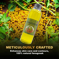 Huile de Fenugrec Naturelle de Haute Qualité pour l'Agrandissement des Fesses, Huile de Soin Naturelle pour les Grandes Fesses 200ml OEM en Gros